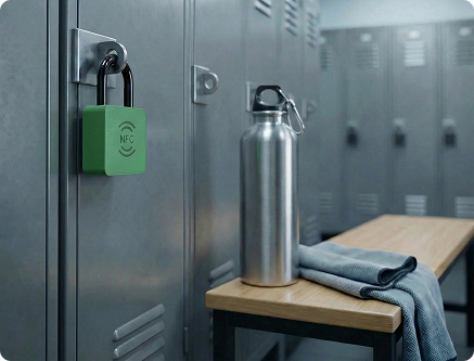 Mbowel Lite securing a locker